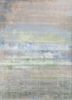 grey and black grey and black wool and bamboo silk hand knotted Rug