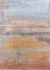 grey and black grey and black wool and bamboo silk hand knotted Rug