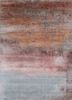 grey and black grey and black wool and bamboo silk hand knotted Rug