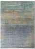 grey and black grey and black wool and bamboo silk hand knotted Rug