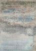 grey and black grey and black wool and bamboo silk hand knotted Rug