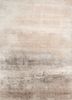 ivory ivory wool and bamboo silk hand knotted Rug