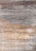 grey and black grey and black wool and bamboo silk hand knotted Rug