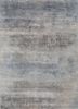 grey and black grey and black wool and bamboo silk hand knotted Rug