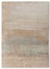 ivory ivory wool and bamboo silk hand knotted Rug