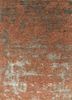 chaos theory by kavi red and orange wool and bamboo silk hand knotted Rug - HeadShot chaos theory by kavi red and orange wool and bamboo silk hand knotted Rug - HeadShot