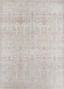 blue blue wool hand knotted Rug