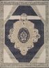  blue wool hand knotted Rug