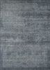 grey and black grey and black wool hand knotted Rug