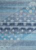 erbe blue wool hand knotted Rug - HeadShot erbe blue wool hand knotted Rug - HeadShot