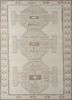 thyme ivory wool hand knotted Rug - HeadShot