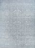 erbe blue wool hand knotted Rug - HeadShot