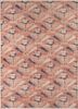 erbe red and orange wool hand knotted Rug - HeadShot