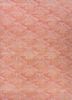 red and orange red and orange wool hand knotted Rug