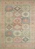 erbe red and orange wool hand knotted Rug - HeadShot erbe red and orange wool hand knotted Rug - HeadShot