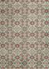 erbe beige and brown wool hand knotted Rug - HeadShot