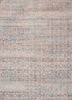 erbe blue wool and bamboo silk hand knotted Rug - HeadShot
