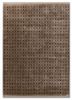 saga beige and brown acrylic hand loom Rug - HeadShot saga beige and brown acrylic hand loom Rug - HeadShot