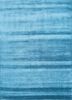 blue blue bamboo silk hand loom Rug