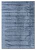 blue blue viscose hand loom Rug