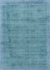 blue blue viscose hand loom Rug