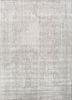 blue blue wool and bamboo silk hand loom Rug