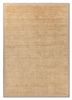  beige and brown wool hand loom Rug