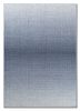 jean blue wool hand loom Rug - HeadShot