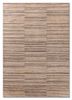 saga beige and brown wool hand loom Rug - HeadShot