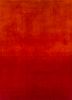 aprezo red and orange wool hand loom Rug - HeadShot aprezo red and orange wool hand loom Rug - HeadShot