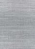 saga grey and black wool hand loom Rug - HeadShot