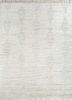 saga ivory wool hand loom Rug - HeadShot