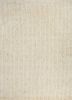 saga ivory wool hand loom Rug - HeadShot