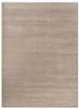 basis beige and brown wool and viscose hand loom Rug - HeadShot