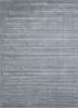  grey and black wool and viscose hand loom Rug