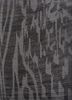 tesoro grey and black wool and viscose hand loom Rug - HeadShot