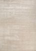 tesoro ivory wool and viscose hand loom Rug - HeadShot