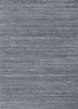 blue blue wool and viscose hand loom Rug