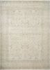  beige and brown wool hand knotted Rug