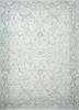 grey and black grey and black wool hand knotted Rug