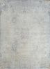 entropy grey and black wool and silk hand knotted Rug - HeadShot entropy grey and black wool and silk hand knotted Rug - HeadShot