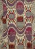 savana grey and black wool hand knotted Rug - HeadShot