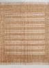 manifest beige and brown wool hand knotted Rug - HeadShot