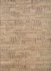 thyme beige and brown wool hand knotted Rug - HeadShot