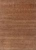 zuri red and orange wool hand knotted Rug - HeadShot