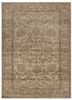 savana beige and brown wool hand knotted Rug - HeadShot