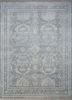 thyme grey and black wool hand knotted Rug - HeadShot thyme grey and black wool hand knotted Rug - HeadShot