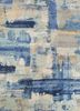 uvenuti blue wool hand knotted Rug - HeadShot