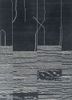 zuri grey and black wool hand knotted Rug - HeadShot