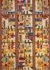 erbe red and orange wool hand knotted Rug - HeadShot erbe red and orange wool hand knotted Rug - HeadShot